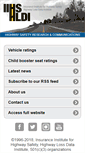 Mobile Screenshot of iihs.org