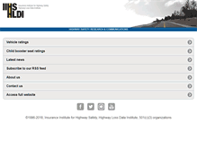 Tablet Screenshot of m.iihs.org